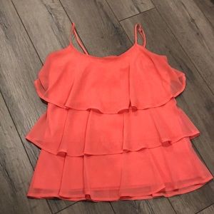 Gorgeous coral/red tank top